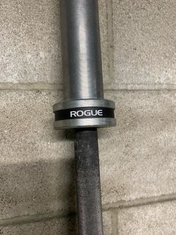 Rogue Fitness Bar 2.0 Black Zinc Barbell for Olympic 2" Weights