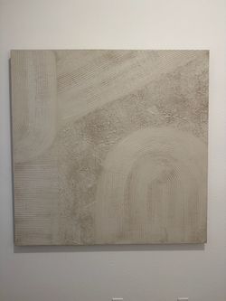 Abstract Textured Canvas Wall Art