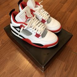 Red Jordan 4s