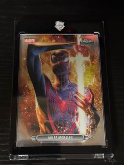 Topps Chrome Fanfare Marvel Miles Morales Card