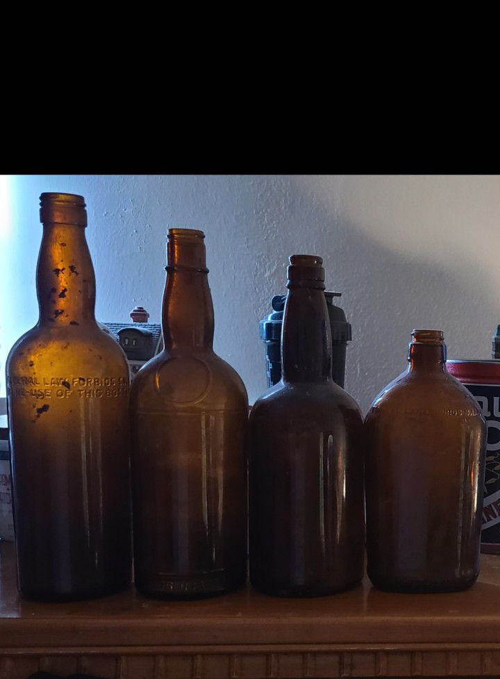 Antique Prohibition Bottles 