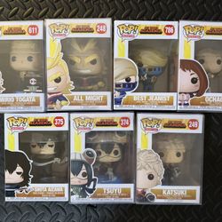 My Hero Academia Funko Pop lot