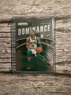 Jayson Tatum Prizm Dominance Basketball Card