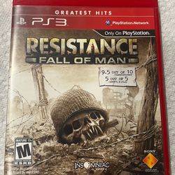 Resistance: Fall of Man (Sony PlayStation 3, 2006) PS3 Greatest Hits 