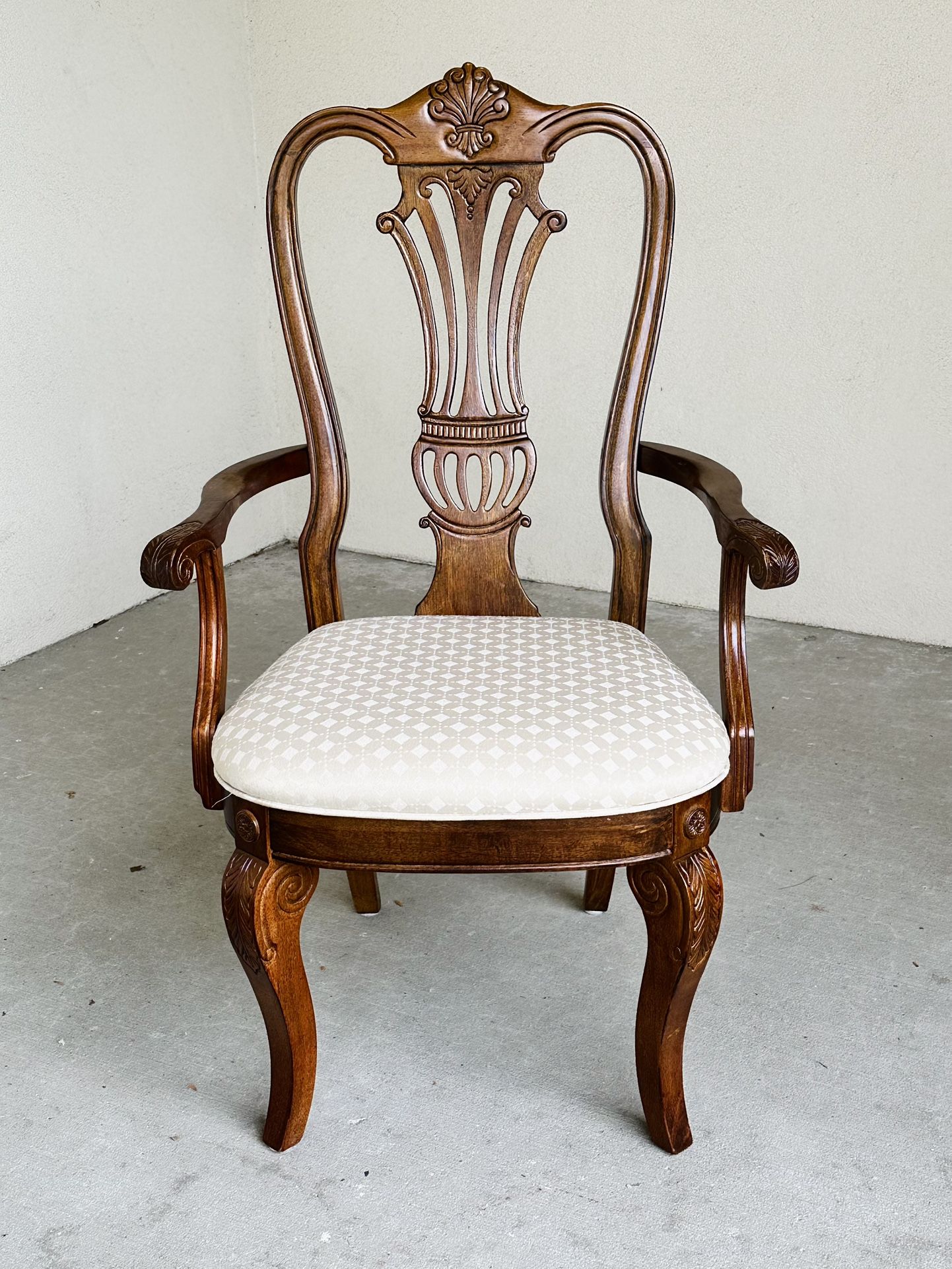 Upholstered Captain Armchair