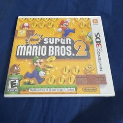 New Super Mario Bros 2 - Nintendo 3DS Brand New Factory Sealed 1st Edition