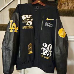 Dodgers Back 2 Back world series jacket