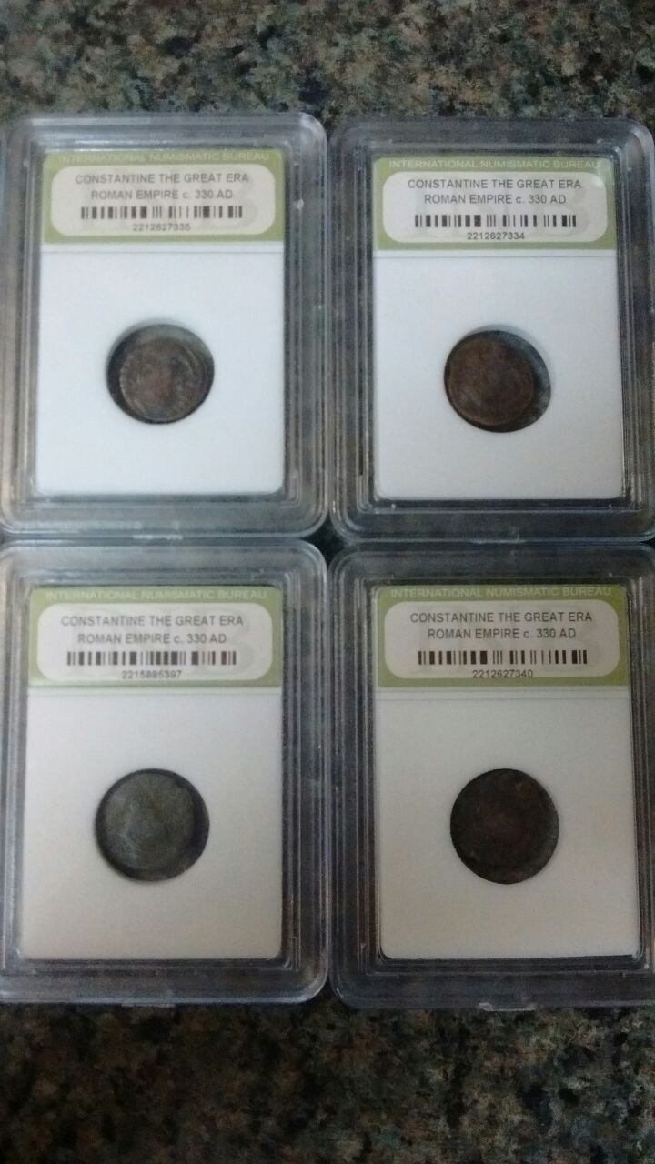 Ancient coins (Roman Empire c.300 AD) $10 each