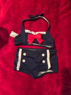 Janie and Jack two piece sailor swimsuit