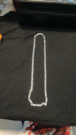 Silver Figaro Chain Necklace