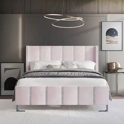 Pink Color Velvet King 169$