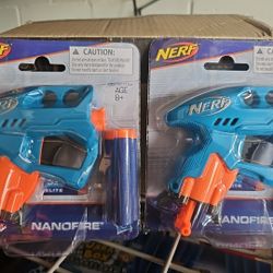 Nerf Nanofire Elite With Safery Glasses 2 Pack!
