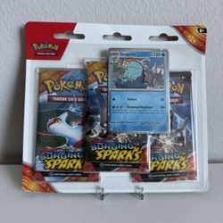 Pokemon Surging Sparks 3 Pack Blisters [Quagsire]