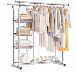 Clothes garment rack