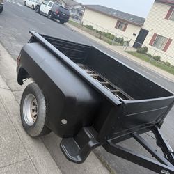 Truck bed trailer