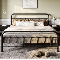 Queen Size Metal Platform Bed Frame Onlyfree: 