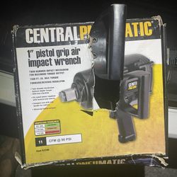 1” Air Gun Impact Wrench Pistol Grip Like New