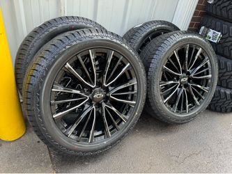 NEW 22 inch Gm style wheels with Atturo ht tires 275/50r2.