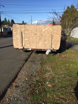 16 ft enclosed trailer double axle