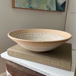 Large Handcrafted Accent Bowl ( firm on price )