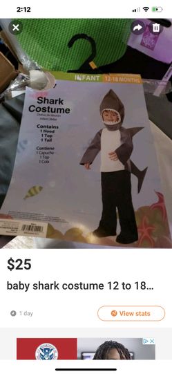 Baby shark costume