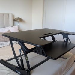VIVO 36” Height Adjustable Stand Up Desk Converter – Dual Monitor Riser