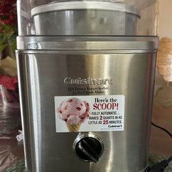Cuisinart Pure Indulgence 2-Quart Ice Cream & Sorbet Maker