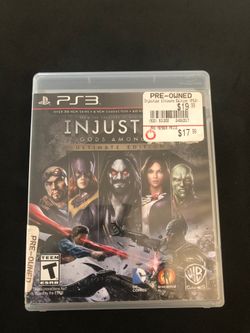 PS3 Injustice Ultimate Edition