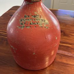 Antique Stoneware, Crock, Jug