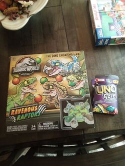 Jurassic world and Uno