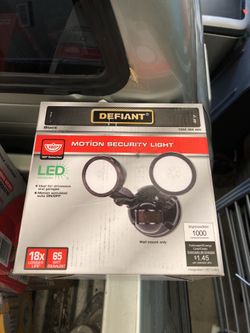 Led motion security lights
