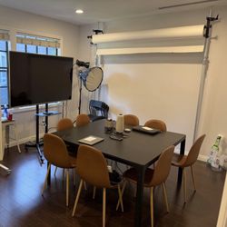Square Black Table 