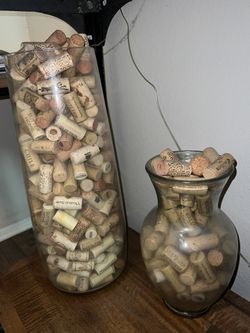 Glass with Corks