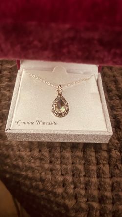 Genuine marcasite necklace (Firm)