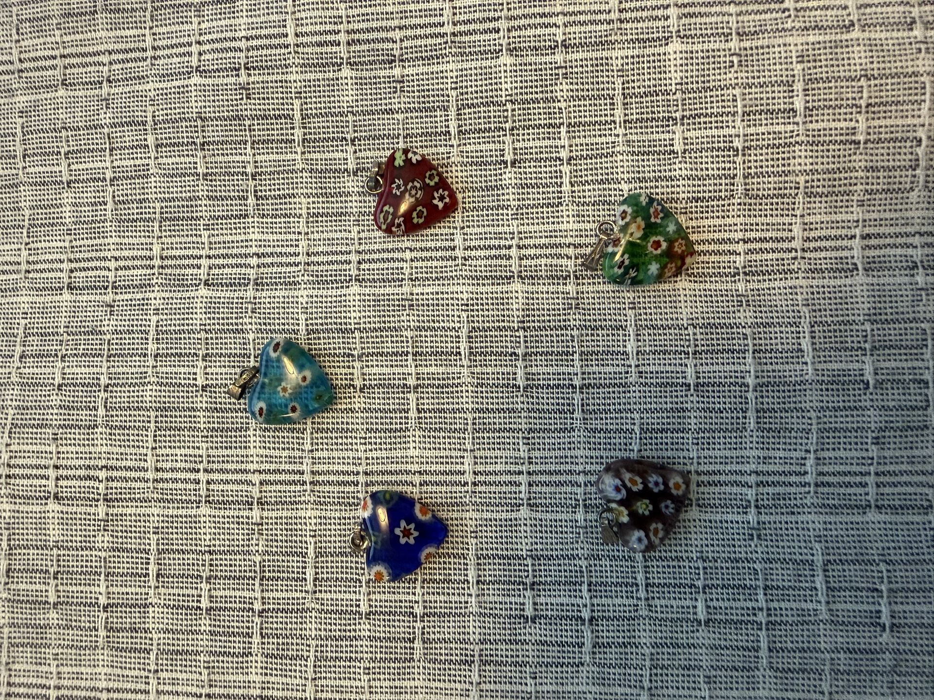 Five Heart Pendants