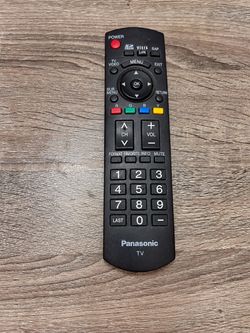 Panasonic TV Remote Control N2QAYB000221 Black