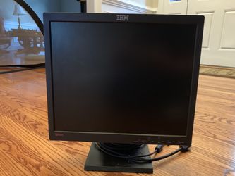 IBM 17" flat-screen square monitor