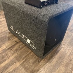 JL 12 inch sub with amp