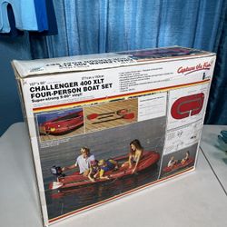 Challenger 400 XLT Four Person Boat SET 528lb capacity
