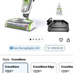 Bissell CrossWave multi-surface floor cleaner. It is an all-in-one wet-dry vacuum
