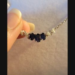 Sapphire Necklace 