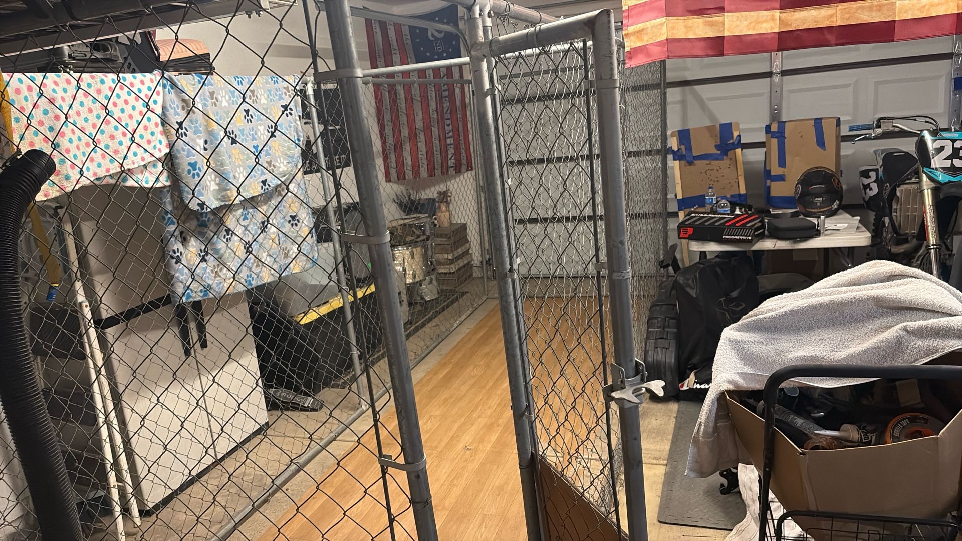 Chain Link Dog Run