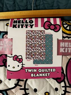 Hello Kitty Twin Quilted Blanket