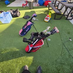 Top Flight junior golf bag and clubs