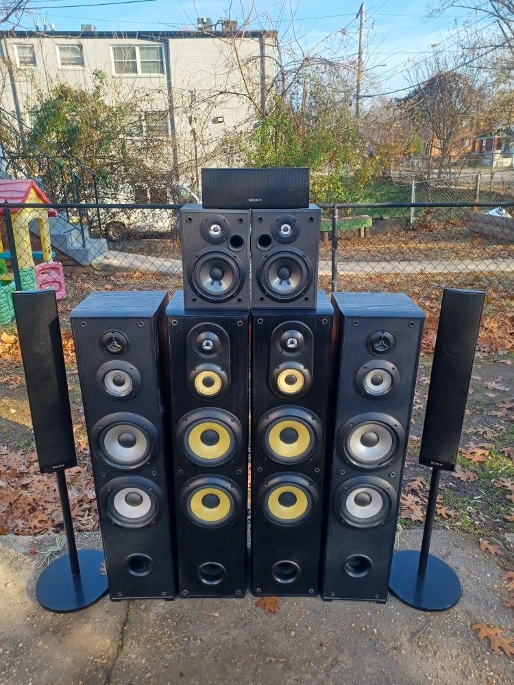 SONY 9 SPEAKERS HOME THEATER SYSTEM $1000 FINAL PRICE