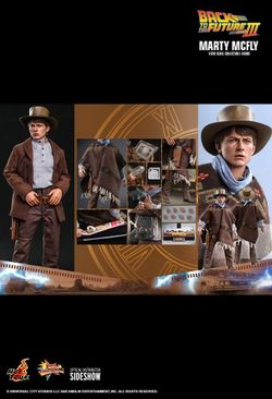 Hot Toys MMS616 Marty McFly Back to the Future 3 1/6 Figure