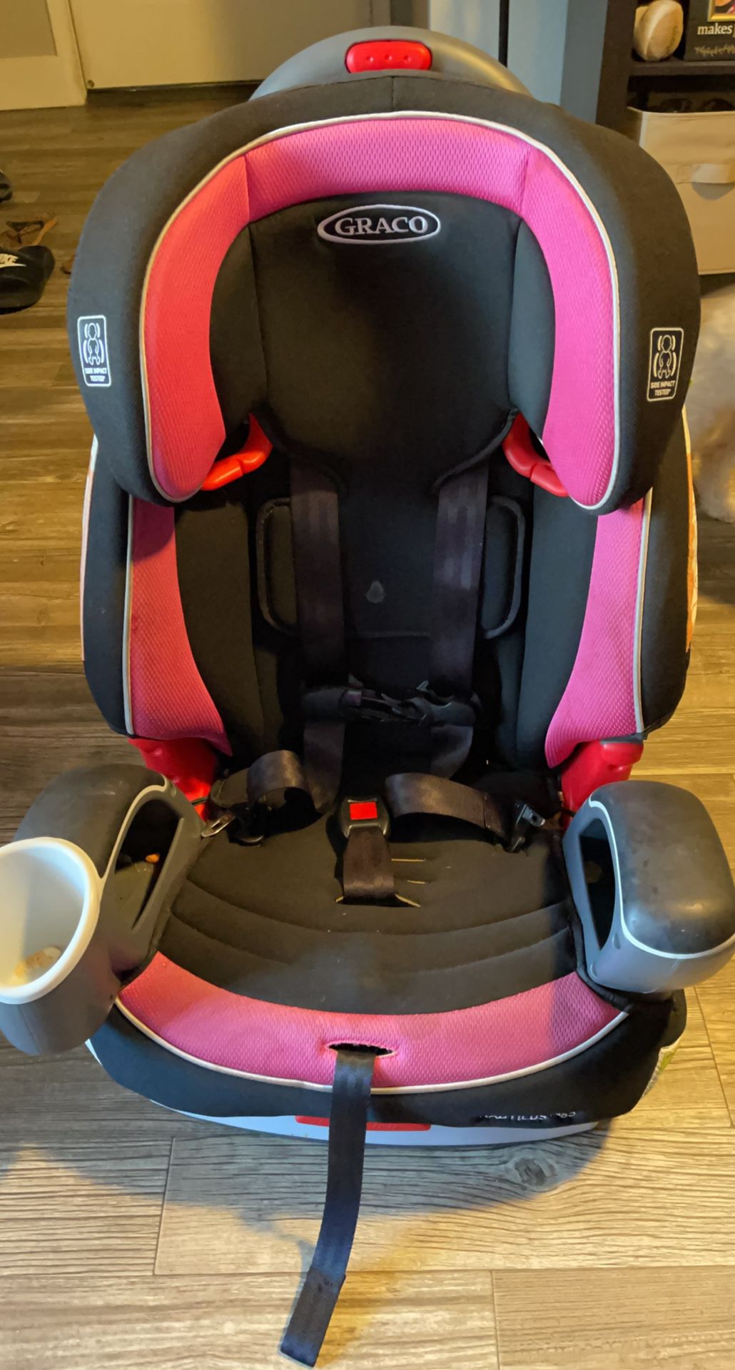 Graco Car seat Pink & Black
