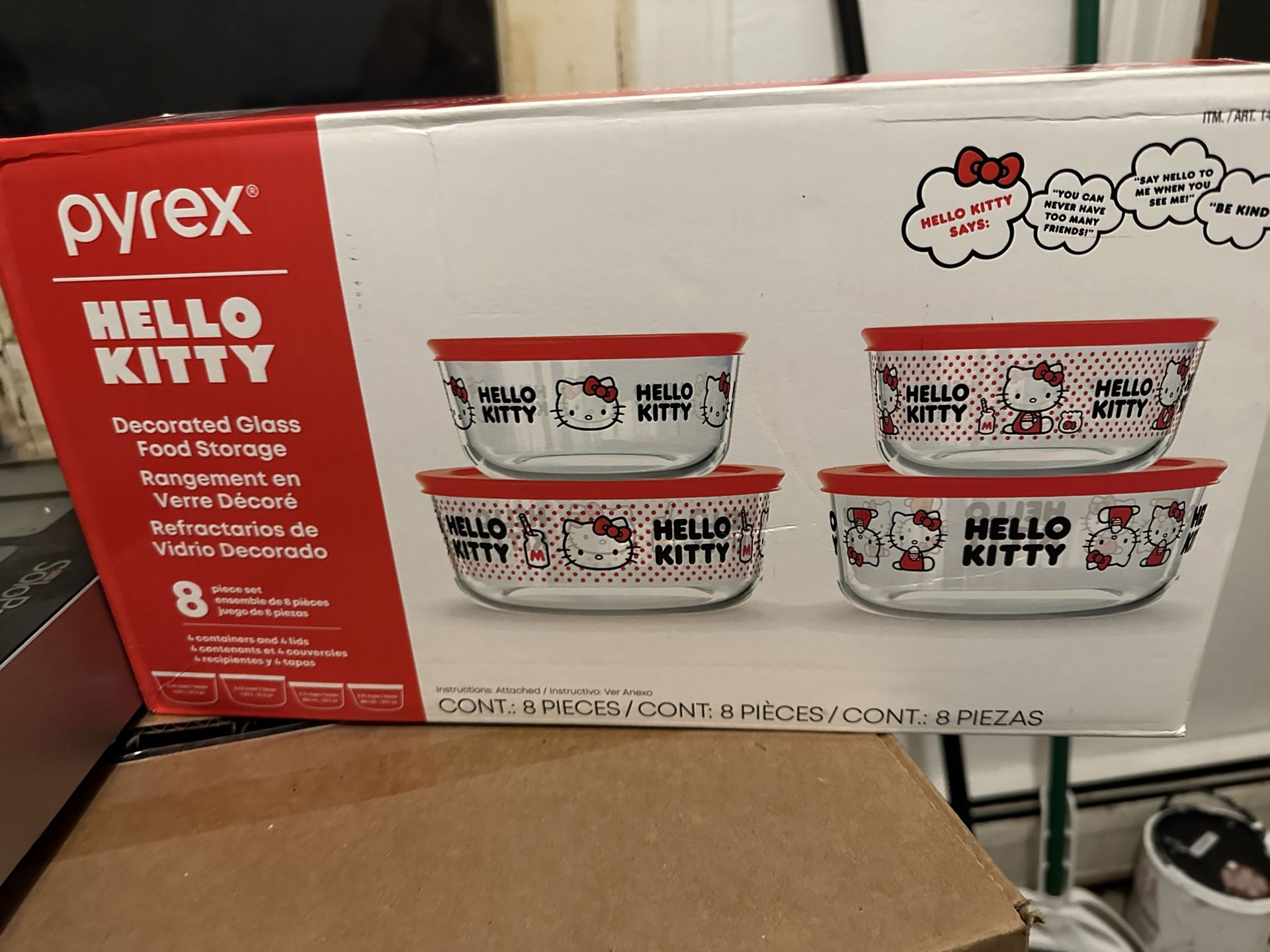 Hello Kitty Decorated Food Storage