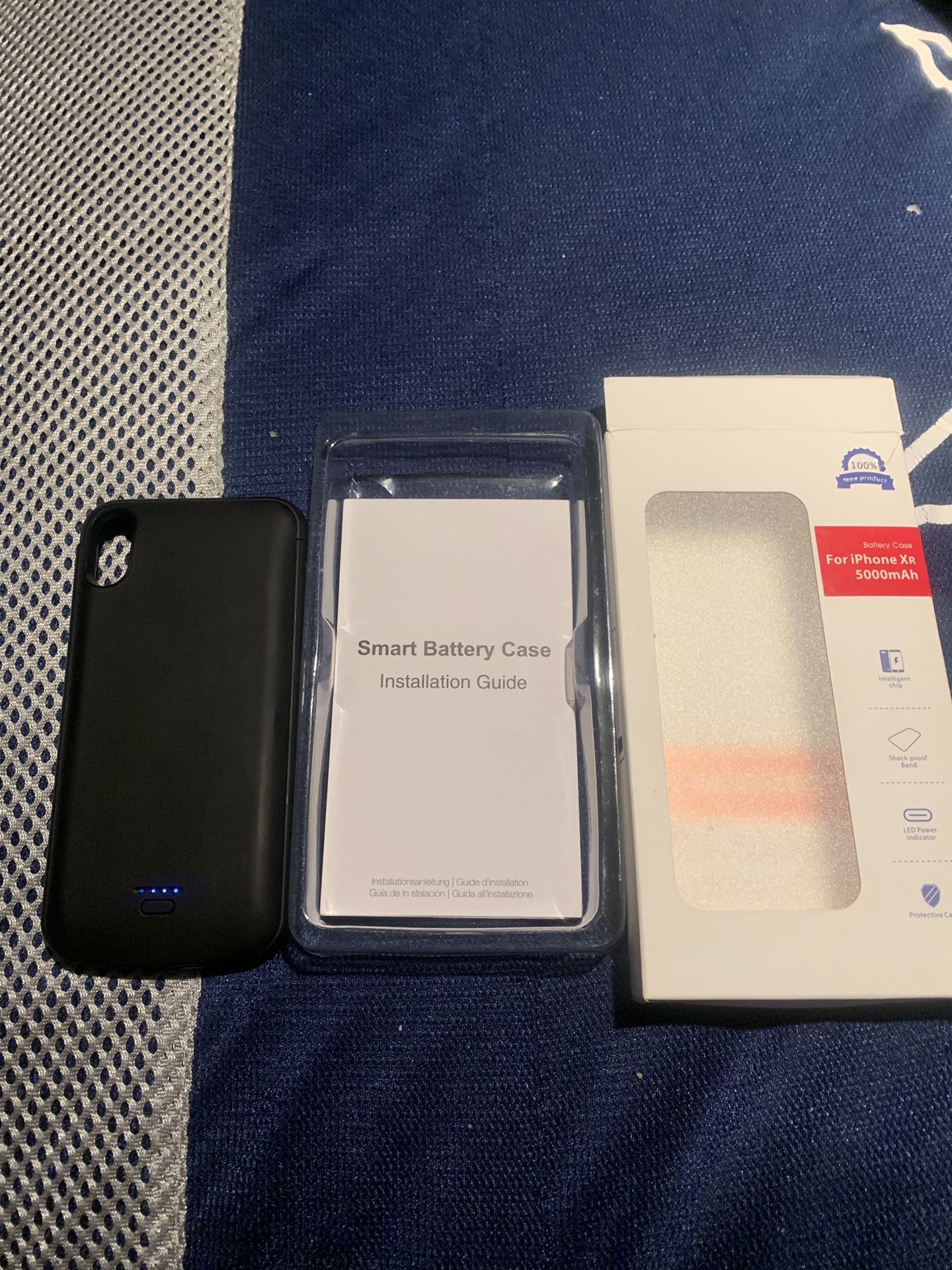 Smart battery case iPhone XR 5000 mha