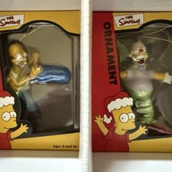 Complete Simpsons Christmas Ornament Set Of 18 From Toys-R-Us